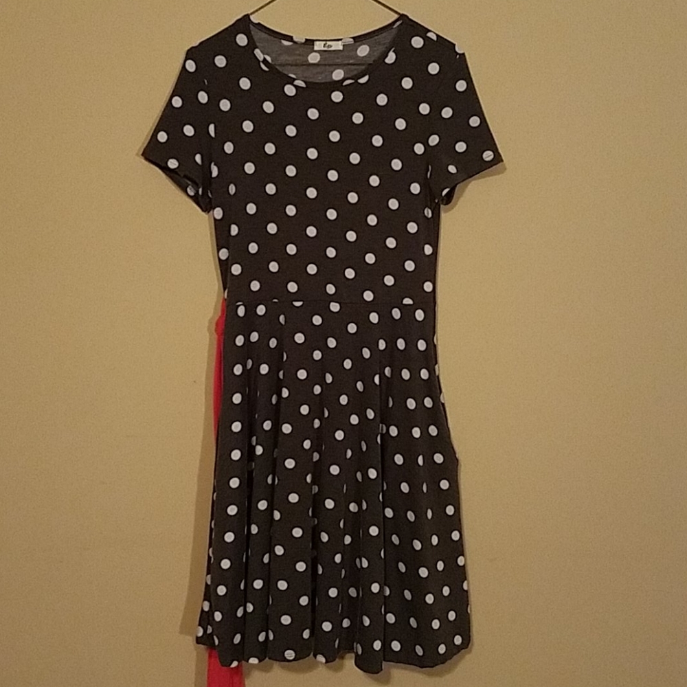 Neesee Polka Dot bow-tie Dress